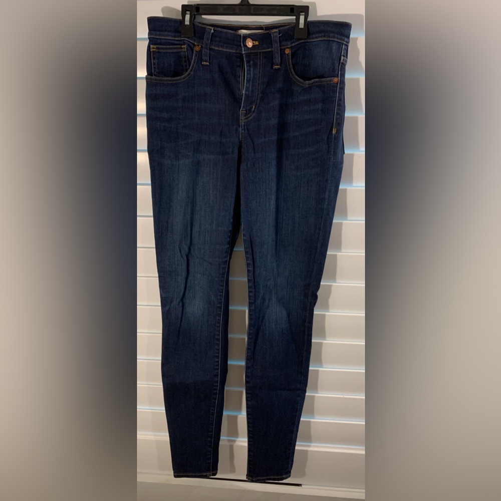 Madewell 9” high riser skinny skinny jeans size 30TL Tall J21